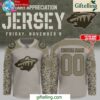 Minnesota Wild Military Appreciation 2024 Hockey Jersey