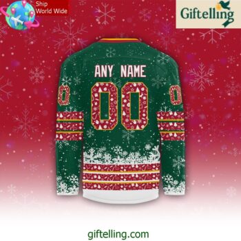 Minnesota Wild NHL Merry Christmas 2024 Hockey Jersey