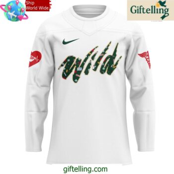 Minnesota Wild Nurses Appreciation 2025 Jersey 2