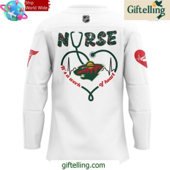 Minnesota Wild Nurses Appreciation 2025 Jersey 3