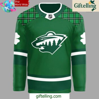 Minnesota Wild St Patricks Day 2025 Jersey