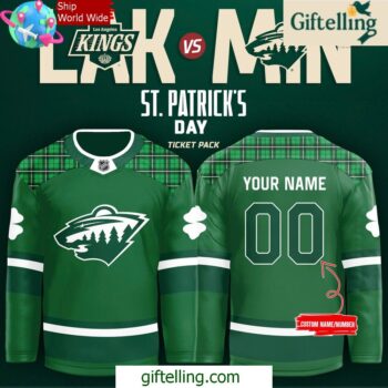 Minnesota Wild St Patricks Day 2025 Jersey