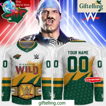 Minnesota Wild WWE Night Special Edition Hockey Jersey