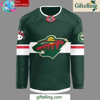 Minnesota Wild x Hello Kitty 50th Anniversary Limited Hockey Jersey