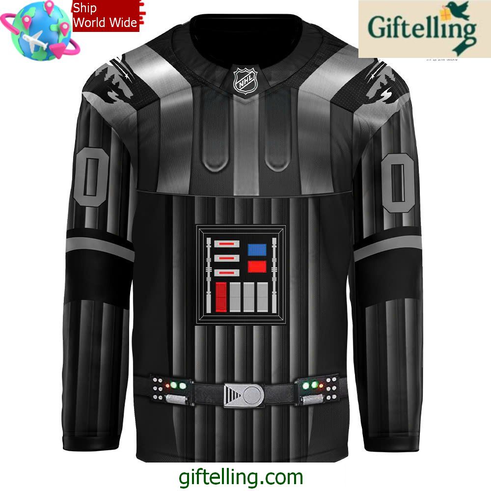 Minnesota Wild x Star Wars Night 2024 Black Hockey Jersey Minnesota Wild x Star Wars Night 2024 Black Hockey Jersey