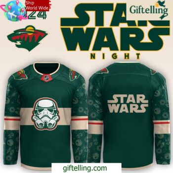 Minnesota Wild x Star Wars Night 2024 Hockey Jersey