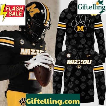 Missouri Tigers Dark Mode Mizzou Wordmark Uniform Special Hoodie