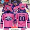 Moncton Wildcats Pink in the Rink 2025 Jersey Hockey Fan Apparel