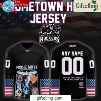 Motor City Rockers Home Town Hero 2025 Hockey Jersey