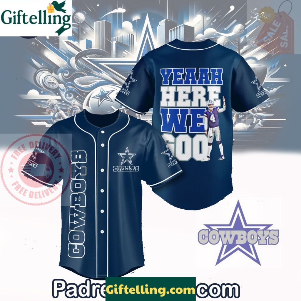 NFL Dallas Cowboys Baseball Jersey Outfit
