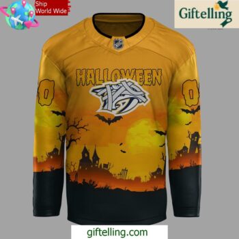 Nashville Predators Halloween 2024 Special Edition Hockey Jersey