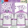 Nashville Predators Hockey Fights Cancer Special Hockey Jersey