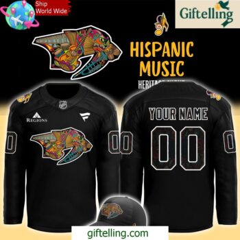Nashville Predators x Hispanic Music Heritage Night 2024 Hockey Jersey