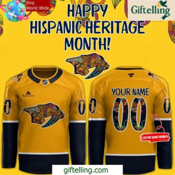Nashville Predators x Hispanic Music Heritage Night 2024 Special Hockey Jersey