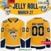 Nashville Predators x Jerry Roll 2025 Hockey Jersey