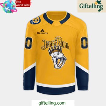 Nashville Predators x Jerry Roll 2025 Hockey Jersey