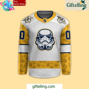 Nashville Predators x Star Wars Night 2024 Custom Hockey Jersey
