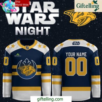 Nashville Predators x Star Wars Night Special Hockey Jersey