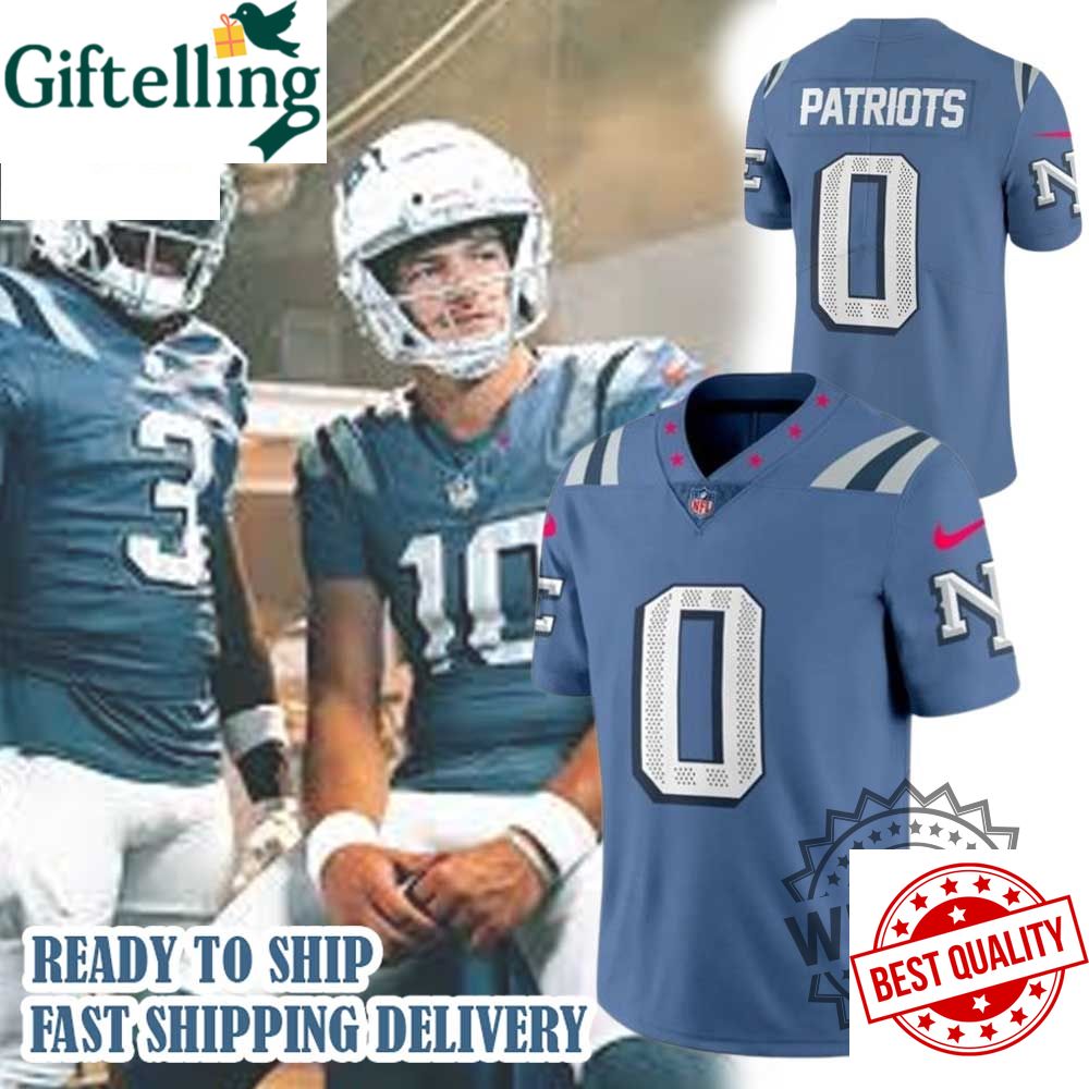 New England Patriots 2025 Rivalries Custom Name Football Jersey -