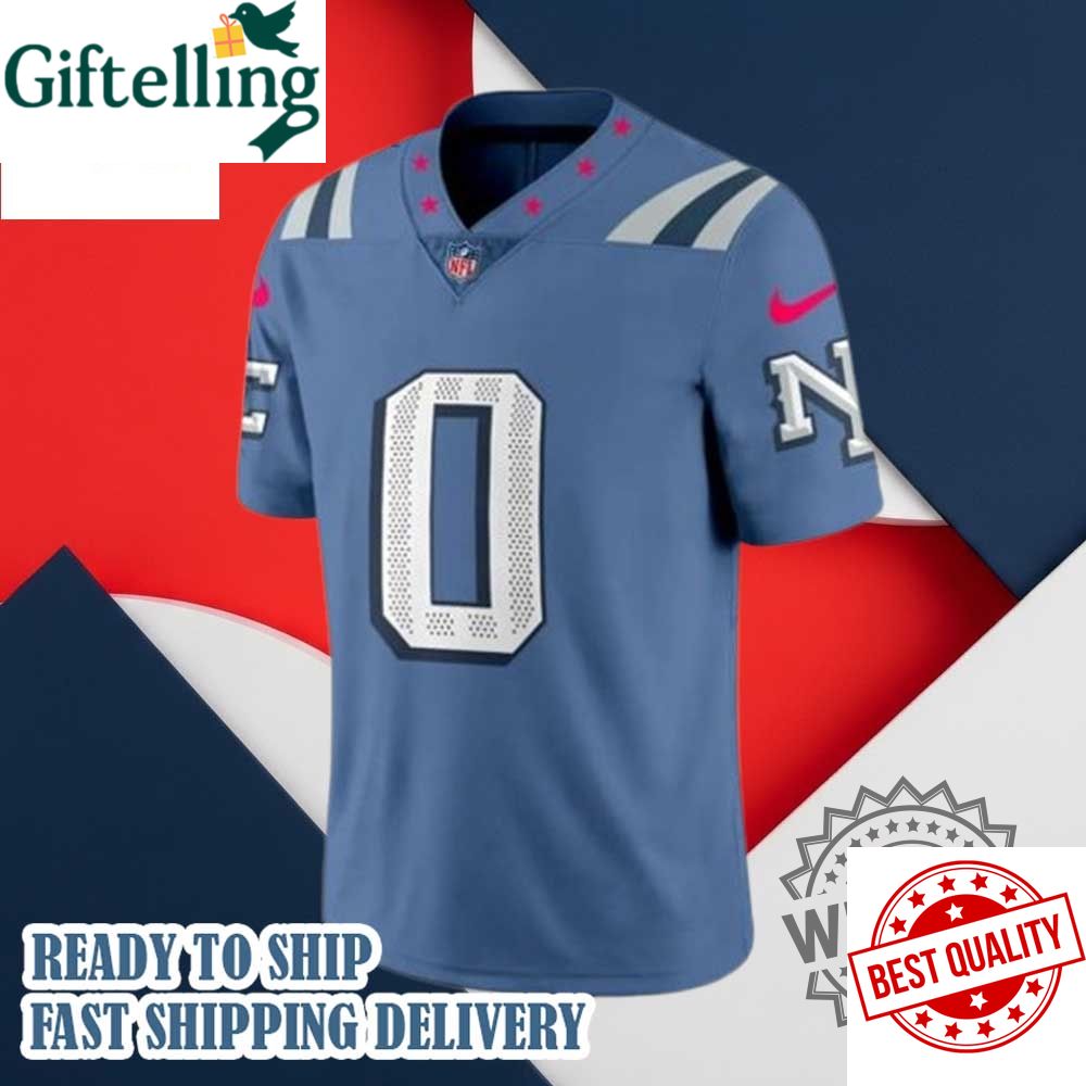 New England Patriots 2025 Rivalries Custom Name Football Jersey