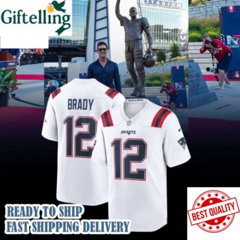 New England Patriots Tom Brady Legend 12 Football Jersey