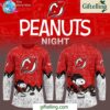 New Jersey Devils Anniversary of Peanuts Special Hockey Jersey