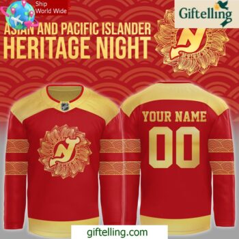 New Jersey Devils Asian and Pacific Islander Heritage Night 2025 Hockey Jersey
