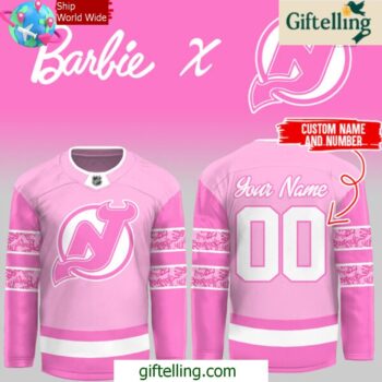 New Jersey Devils Barbie Night 2025 Hockey Jersey