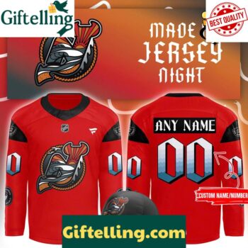 New Jersey Devils Made In Jersey Night 2025 Custom Hockey