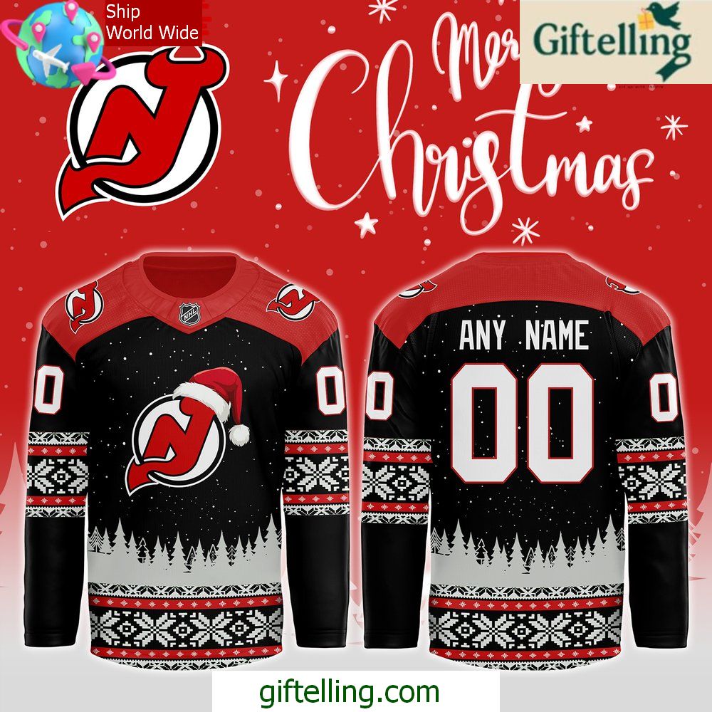 New Jersey Devils Merry Christmas Holiday Special Hockey Jersey