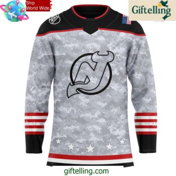 New Jersey Devils Military Appreciation Night Special Hockey Jersey
