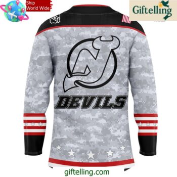 New Jersey Devils Military Appreciation Night Special Hockey Jersey
