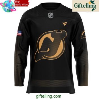 New Jersey Devils Military Appreciation Special Black Hockey Jersey