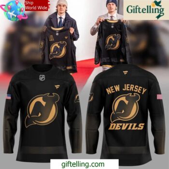 New Jersey Devils Military Appreciation Special Black Hockey Jersey