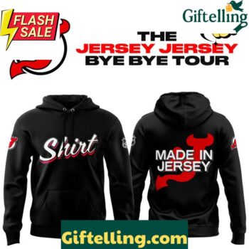 New Jersey Devils Shirt Shirt Jersey Jersey Bye Bye Tour Hoodie