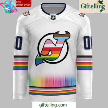 New Jersey Devils x Pride Community Special Edition Hockey Jersey