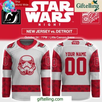 New Jersey Devils x Star Wars Night 2024 Hockey Jersey
