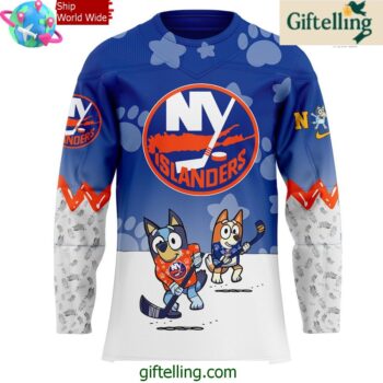 New York Islanders Bluey and Bingo Special Jersey