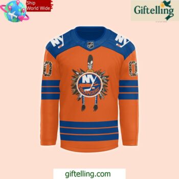 New York Islanders Native American Heritage Month 2024 Hockey Jersey
