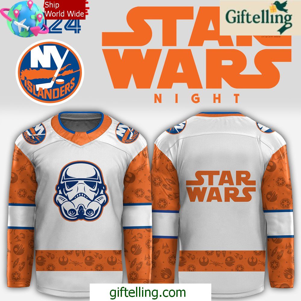 New York Islanders x Star Wars Night 2024 Hockey Jersey