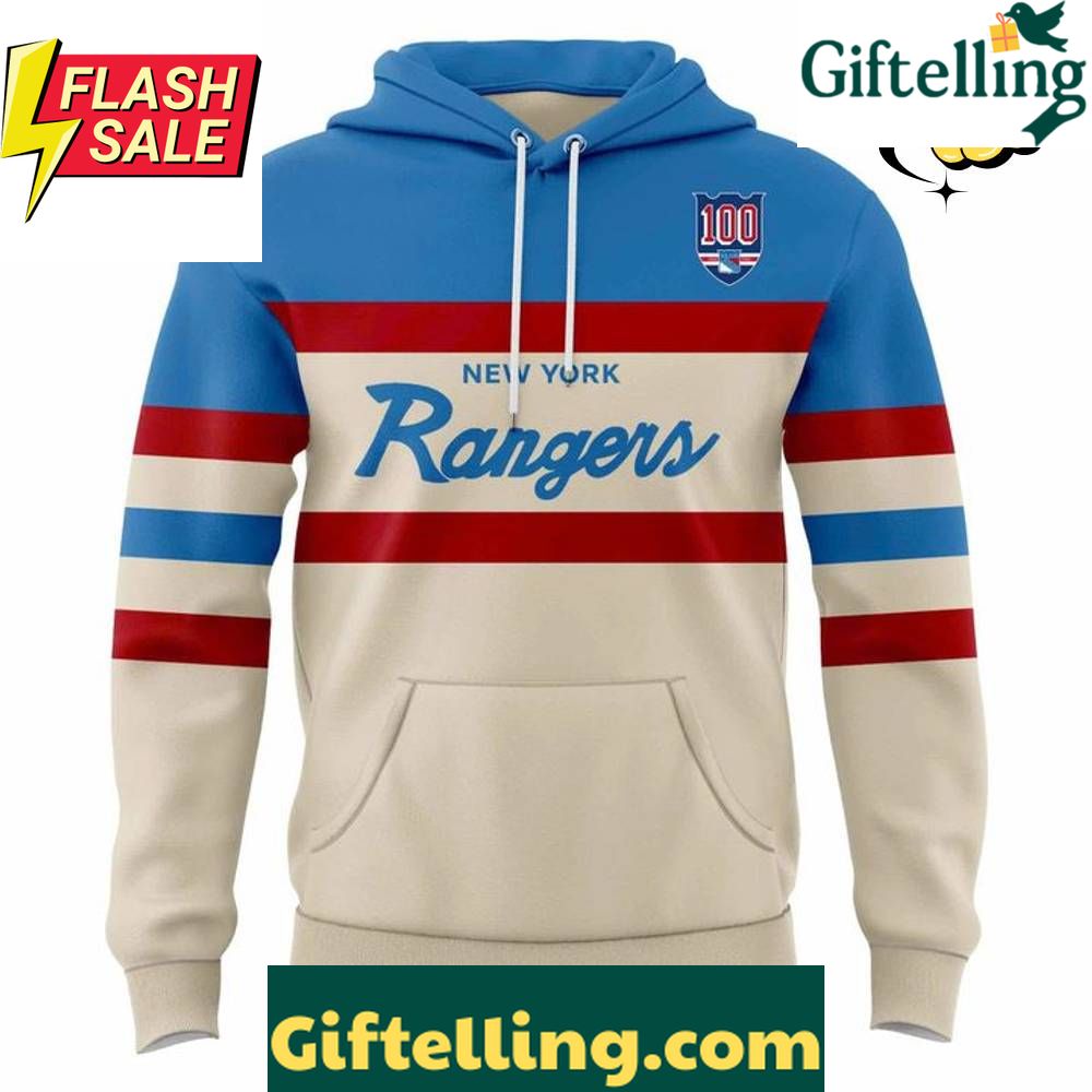 New York Rangers Centennial Special New Hoodie