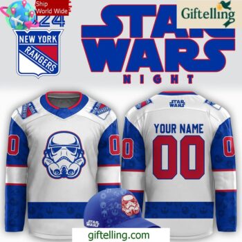 New York Rangers x Star Wars Night 2024 Hockey Jersey