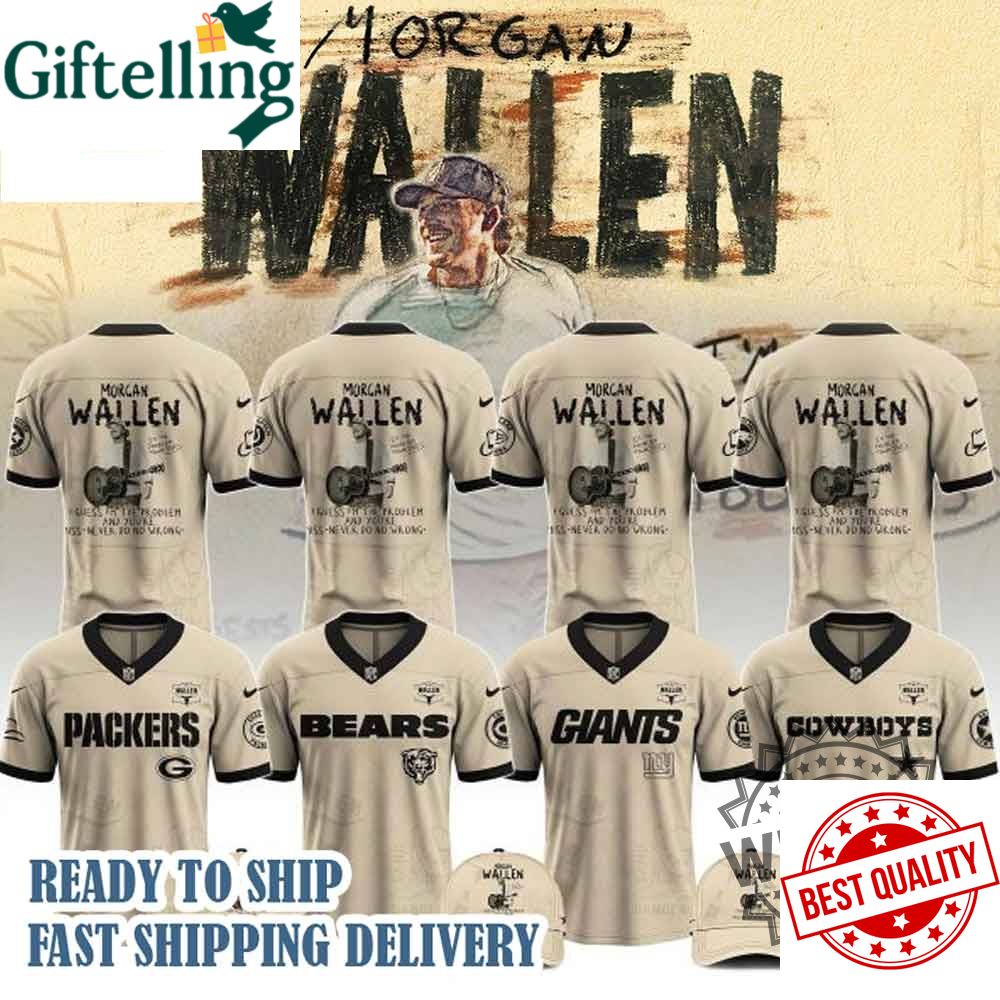 Nfl All Teams Morgan Wallen Im The Problem Tour 2025 Football Jersey Shirts