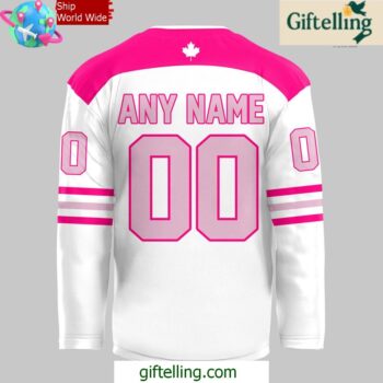 Niagara IceDogs Pink In The Rink 2024 Hockey Jersey