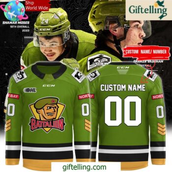 North Bay Battalion New Uniform 2025 OHL Hockey Jersey