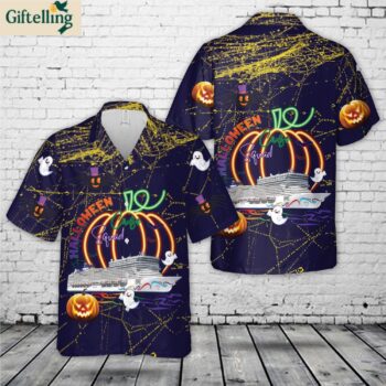 Norwegian Cruise Line Norwegian Epic Halloween Hawaiian Shirt 1