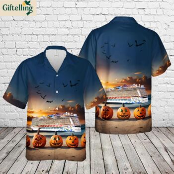 Norwegian Cruise Lines MF Norwegian Escape Halloween Hawaiian Shirt 1