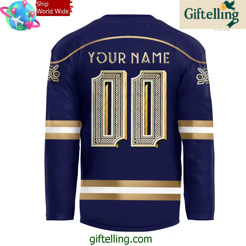 Notre Dame Fighting Irish Belfast Uniform Custom Hockey Jersey Notre Dame Fighting Irish Belfast Uniform Custom Hockey Jersey