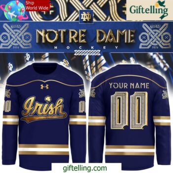 Notre Dame Fighting Irish Belfast Uniform Custom Hockey Jersey