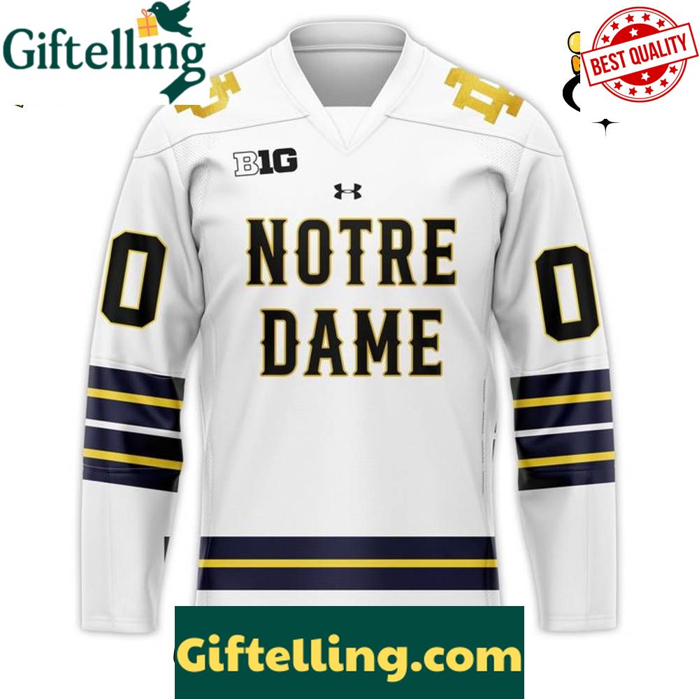 Notre Dame Fighting Irish Special New 202526 Custom Hockey Jersey